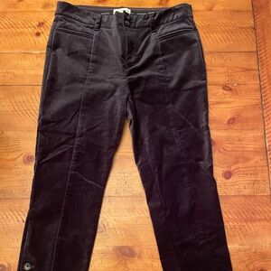 Anthropologie velvet pants